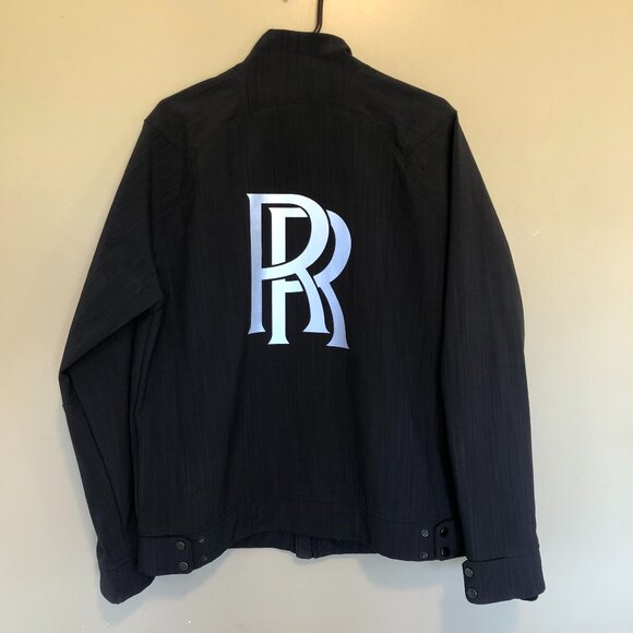 North End Sport Rolls Royce Softshell Jacket 2 Sided Reflective Zip Large Rapper